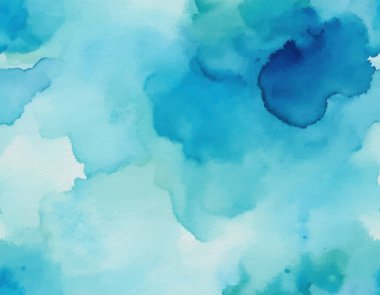 Parlak soyut mavi suluboya sıçraması. Temiz beyaz arka planda değişik tonlarda ve dokularda. Sanatsal ve akışkan tasarım ögesi.