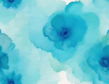 Parlak soyut mavi suluboya sıçraması. Temiz beyaz arka planda değişik tonlarda ve dokularda. Sanatsal ve akışkan tasarım ögesi.