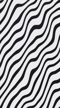 Siyah ve Beyaz Soyut Çizgiler Canlandırılmış Yaratıcı Arkaplan.