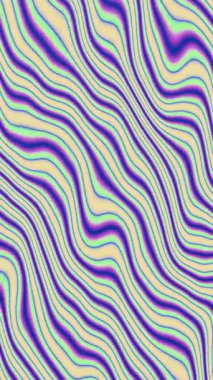 Renkli Dalga Soyut Çizgileri Canlandırılmış Yaratıcı Arkaplan.