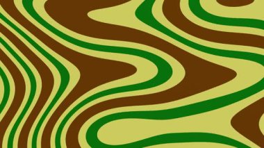 Renkli Dalga Soyut Çizgileri Canlandırılmış Yaratıcı Arkaplan.