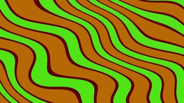 Renkli Dalga Soyut Çizgileri Canlandırılmış Yaratıcı Arkaplan.