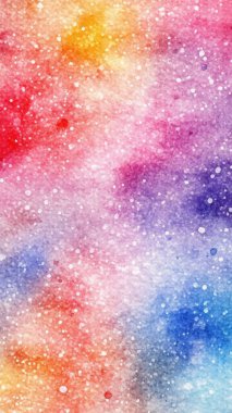 Pürüzsüz suluboya eğimine sahip parlak ve canlı soyut arkaplan gökkuşağı renklerinden geçiyor. Sanatsal ve renkli doku.