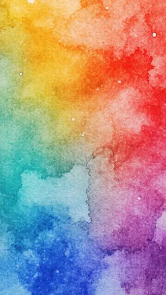 Pürüzsüz suluboya eğimine sahip parlak ve canlı soyut arkaplan gökkuşağı renklerinden geçiyor. Sanatsal ve renkli doku.