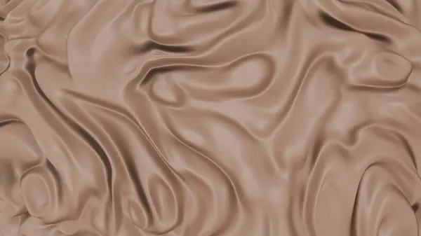 Mocha Mousse Saten Kumaşı ve Zarif Katları. Soyut Yaratıcı Arkaplan