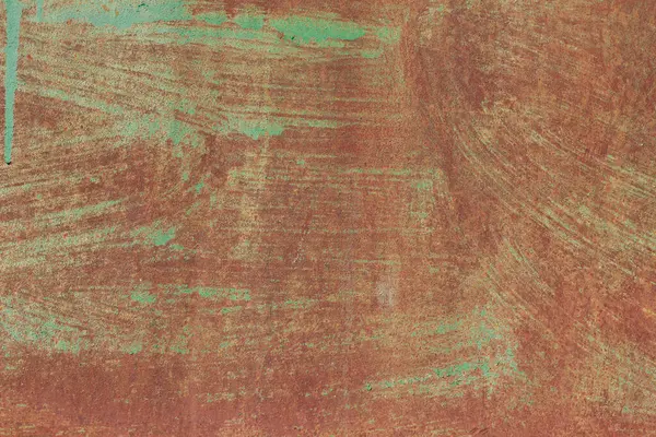 Paslı, eski bir boyanın kabuğu soyulmuş ve soyulmuş metal bir yüzey.