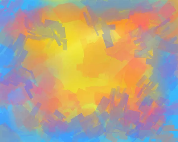 Soyut el fırçası darbeleri renkli pastel sanatsal suluboya arka plan