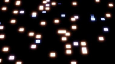 Abstract seamless looped animation of shining glitters