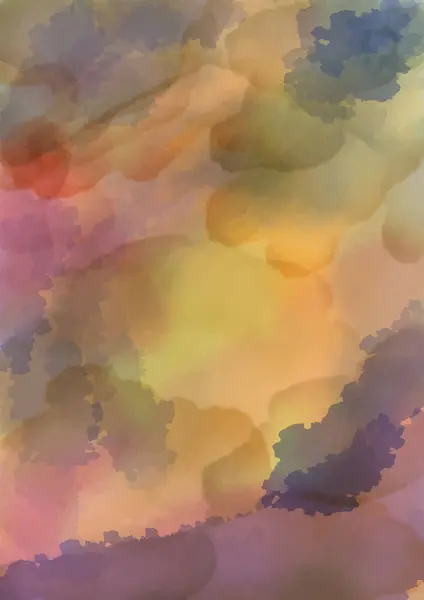 Soyut el fırçası darbeleri renkli pastel sanatsal suluboya arka plan