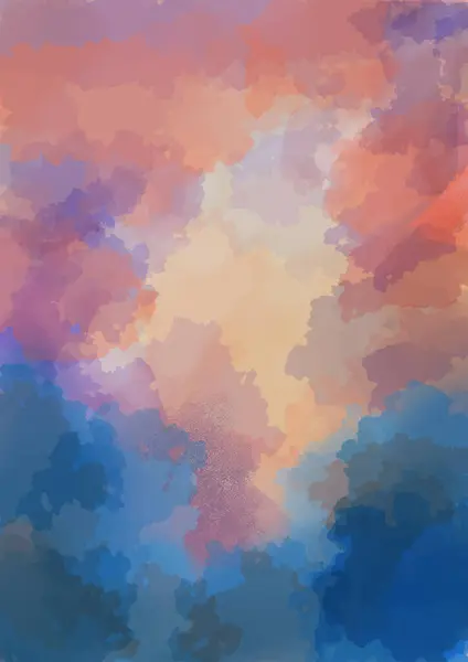 Soyut el fırçası darbeleri renkli pastel sanatsal suluboya arka plan