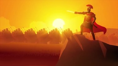 Romalı general lejyonerlerini bir istilaya sürükledi ve antik Roma İmparatorluğu 'nun ihtişamını ve gücünü anımsattı. Tarih, savaş ya da hikaye anlatma projeleri için mükemmel