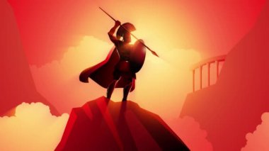 Yunan tanrısı ve tanrıça hareketi grafikleri serisi Ares, Yunan savaş tanrısıdır. 12 Olimpiyatçıdan biri olan Zeus ve Hera 'nın oğludur.