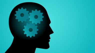 Elle yapbozun son parçasını yerleştirir. Kavrama çarkı tamamlandığında, insan kafasındaki dişlilerin dönüşünü başlatır, metafor bilişsel süreçlerin aktifleşmesini temsil eder.