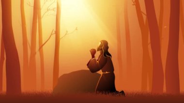İsa 'nın Gethsemane' de Dua edişinin İncilsel hareketi