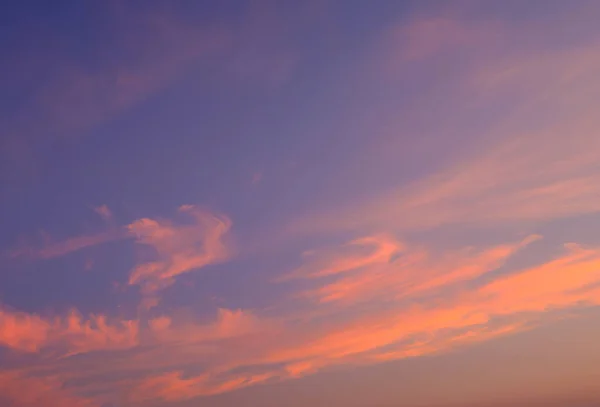Piękne Niebo Zachodzie Słońca — Zdjęcie stockowe