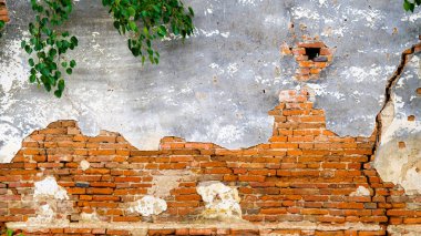 Eski kırmızı tuğla duvar arkaplanı