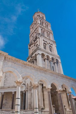 Cathedral of Saint Domnius and Diocletian's Palace, Split in Croatia clipart