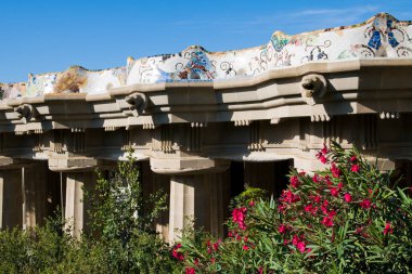 Park Guell, Barcelona 'daki Hypostyle Odası.