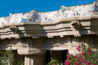 Park Guell, Barcelona 'daki Hypostyle Odası.