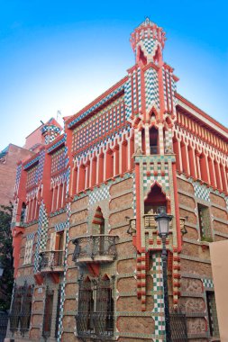 Casa Vicens Cephesi, İspanya Barselona