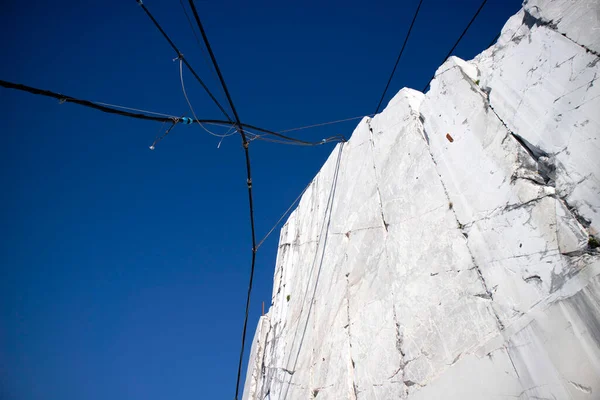 Documentación Fotográfica Los Detalles Una Cantera Para Extracción Mármol Carrara —  Fotos de Stock