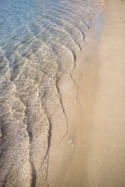 Photographic documentation that portrays the shapes and transparency of the sea waves 