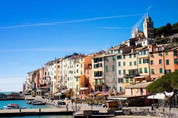Fotografická Dokumentace Přímořské Vesnice Portovenere Liguria Itálie — Stock fotografie