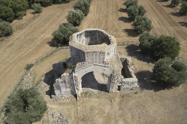 Fotografische Dokumentation Der Überreste Der Abtei Von San Bruzio Italien — Stockfoto