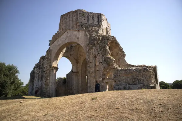 Fotografisk Dokumentation Resterna Klostret San Bruzio Italien — Stockfoto