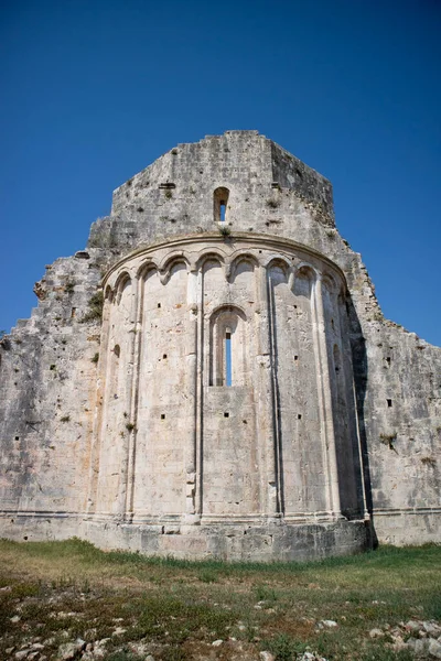 San Bruzio意大利修道院遗骸的摄影记录 — 图库照片