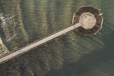 Marina di Pietrasanta Rıhtımı Versilia İtalya Toskana Hava Fotoğrafları 