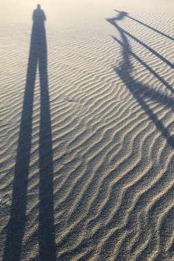 Kumun fotografik belgeleri güçlü rüzgar tarafından düzleştirildi ve çizildi. 