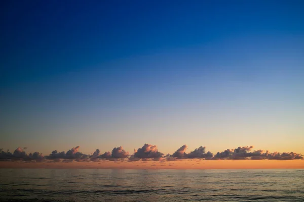 Photographic Documentation Clouds Sunset Sea — Stock Photo, Image