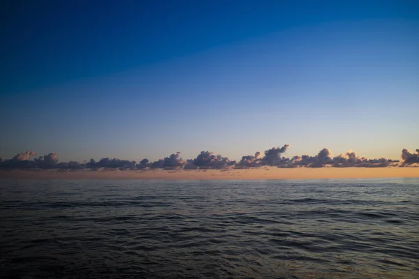 Фотодокументация Облаков Закате Над Морем — стоковое фото