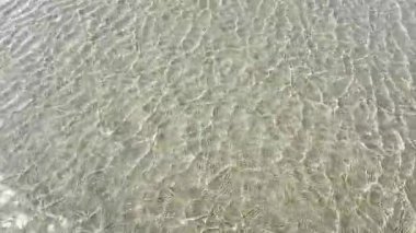 Yüzey dalgalanmalarının video dökümanları aşağıdaki hafif kumda dinamik bir şablon oluşturuyor sığ suda ve parlak bir ışıkla aydınlatılıyor.. 