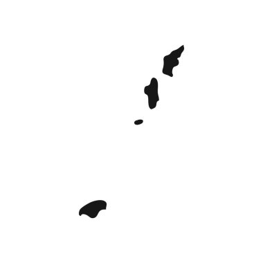 Kuzey Mariana Adaları sınırının basitleştirilmiş silueti.