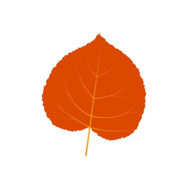 Düz yaprak silueti. Doldurulmuş yaprak kabartması.