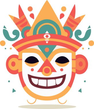 Maya uygarlığının düz tasarımı