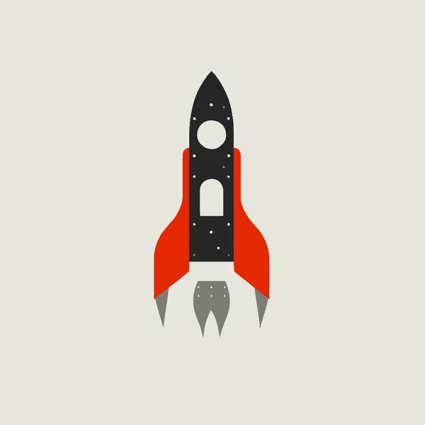Διανυσματικό Διάνυσμα Πυραύλου Spacecraft — Διανυσματικό Αρχείο