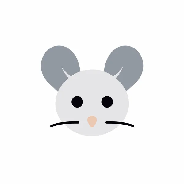 Illustration Vectorielle Rat Sauvage Mignon — Image vectorielle