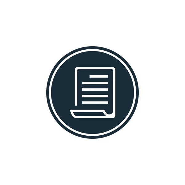 Paper Document Icon Design Template Elements — 스톡 벡터