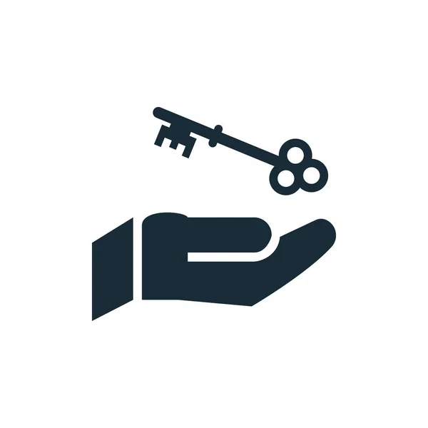 Hand Sleutelelementen Voor Het Ontwerp Van Iconen — Stockvector