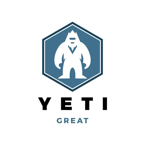 stock vector Yeti Icon Logo Design Template