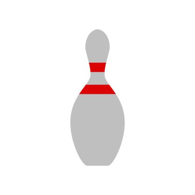 pin bowling simgesi logo tasarım şablonu