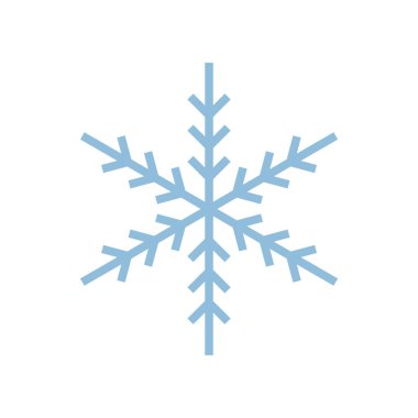 Kar Tanesi simgesi logo tasarım şablonu