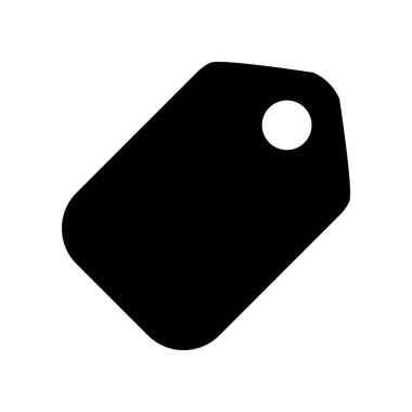 etiket simgesi vektör şablonu çizim tasarımı