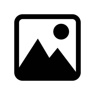 resim simgesi vektör şablonu çizim tasarımı