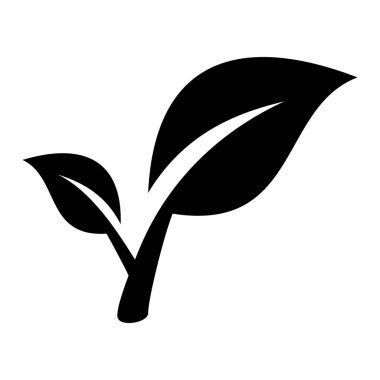 leafs icon vector template illustration design