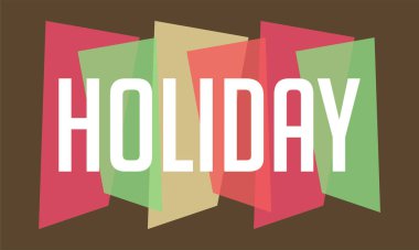 Tatil Vektörü Çizim Şablonu