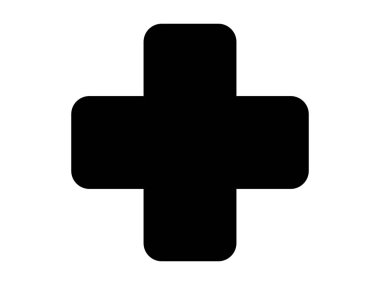 Artı simge vektör illüstrasyon tasarımı